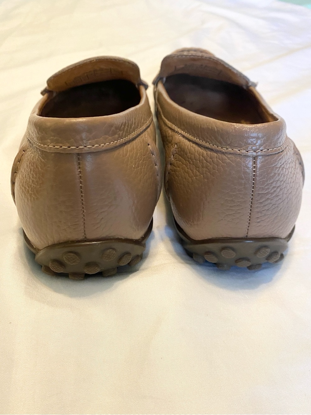 Vionic Marcy Leather Loafers Comfort Taupe 8.5 EUC - Picture 5 of 6